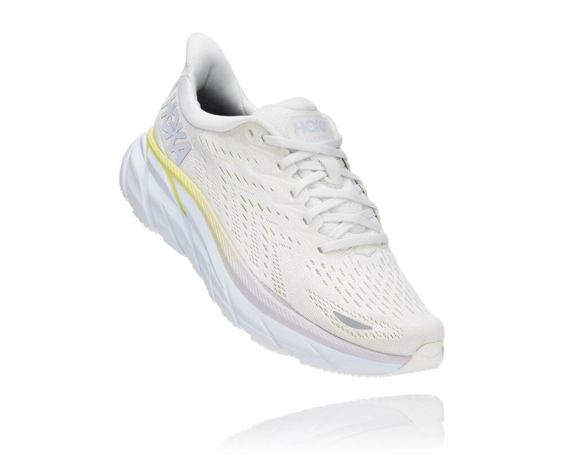 Hoka One One Clifton 8 Homem - Sapatos Ortopédicos Branco | PT-xvARWeA